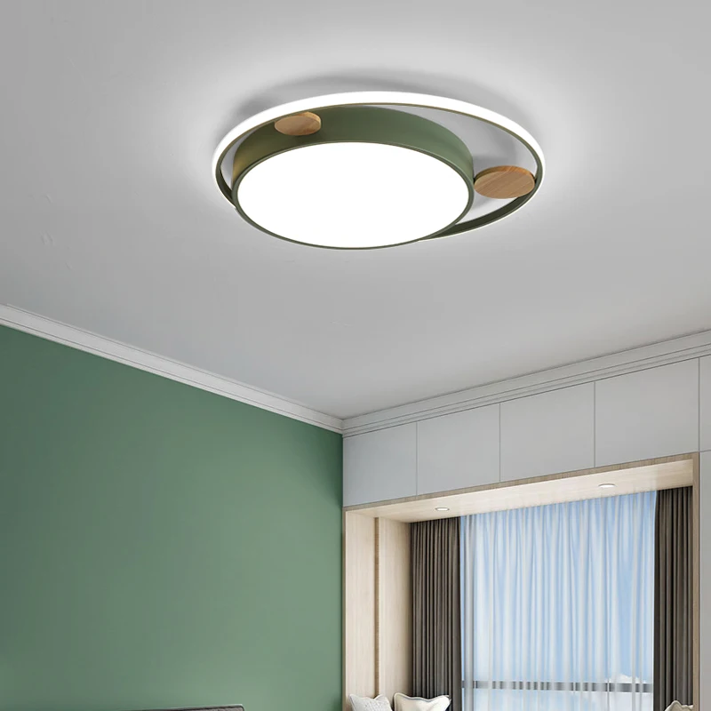 Круглый минималистский led Люстра для Спальня studyroom lampadario led серый/белый/темно-зеленый современная люстра светильник ing светильник настенные светильники