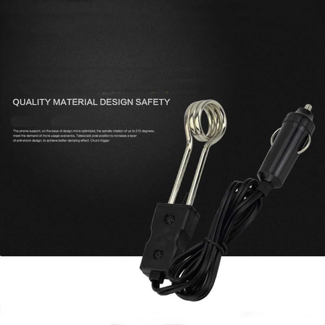 Портативный электрический водонагреватель для чая и кофе 12 В/24 В автомобильный с