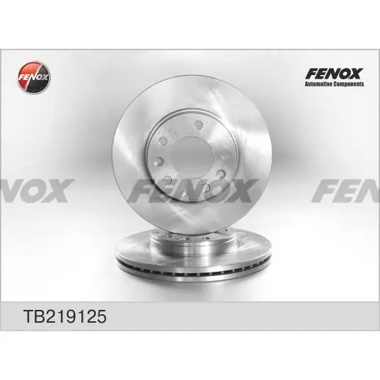 Диск тормозной MAZDA 6 2.0-2.3 02- передний вент. FENOX TB219125