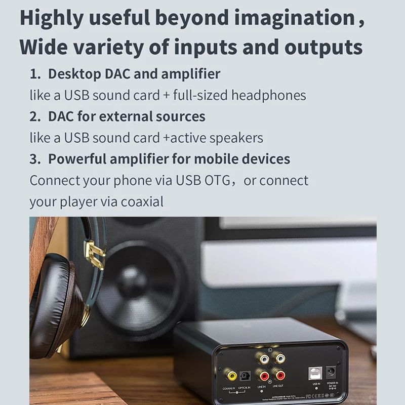 FiiO K5 Pro Hi-Fi аудио AK4493 с Deskstop усилитель AMP DAC с RCA/6,35/3,5 мм выход USB-B/OPT/COAX/RCA Вход 768 K/32Bit DSD512