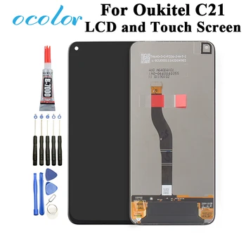 

ocolor For Oukitel C21 LCD Display And Touch Screen 6.40" Digitizer Assembly Replacement With Tools +Adhesive For Oukitel C21