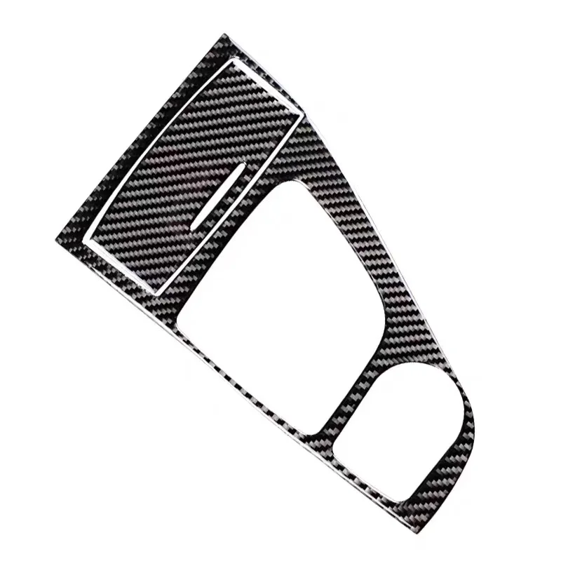 

Carbon Fiber Refit Car Gearshift Panel Frame Stickers Gear Shift Cover Trim For Infiniti Q50 Q60 2014-2020