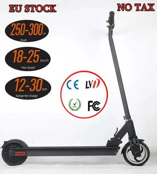 

NO TAX ! EU Warehouse Factory Price Aluminum Alloy 4.4Ah/5.2Ah/6.6Ah/7.8Ah Battery 6.5inch 300W Folding Electric Kick Scooter