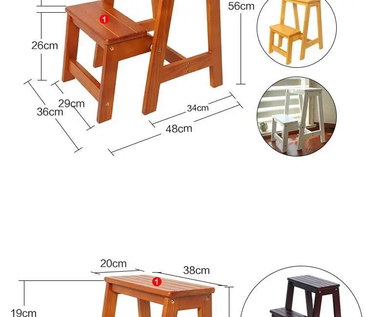 Маленький табурет скамейка ottoman Marches Escalera Para Cocina Scaletta Legno Stepladder Chair Escaleta Escabeau ступенчатая лестница