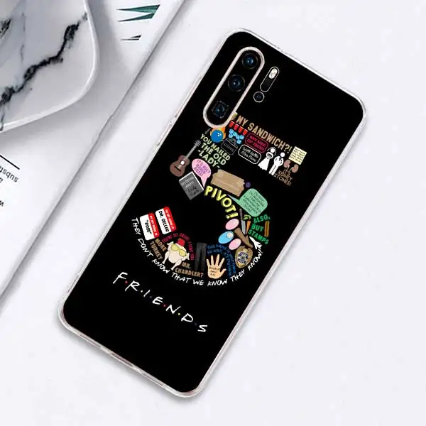 S07 Друзей Central perk Кофе ТВ чехол для huawei P30 P20 Pro P10 P9 Lite P Smart Z плюс силиконовый чехол для телефона Cubre крышка - Цвет: S07