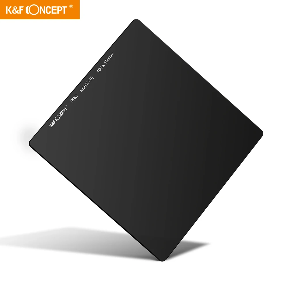 K & F Concept 100*100 мм ND8 ND64 3 6 Ultra Slim HD 20 Слои набор УФ фильтров с нейтральной плотностью для квадратного фильтра
