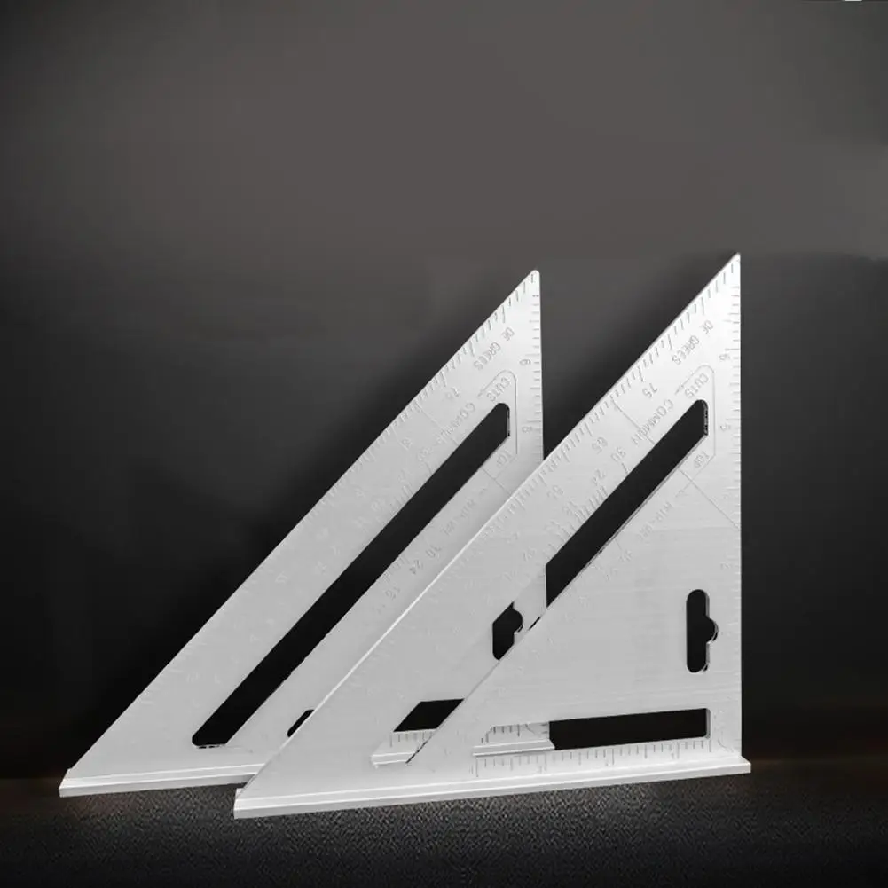 

DishyKooker Multifunction Thicken Aluminun Alloy 45 Degree Triangular Ruler
