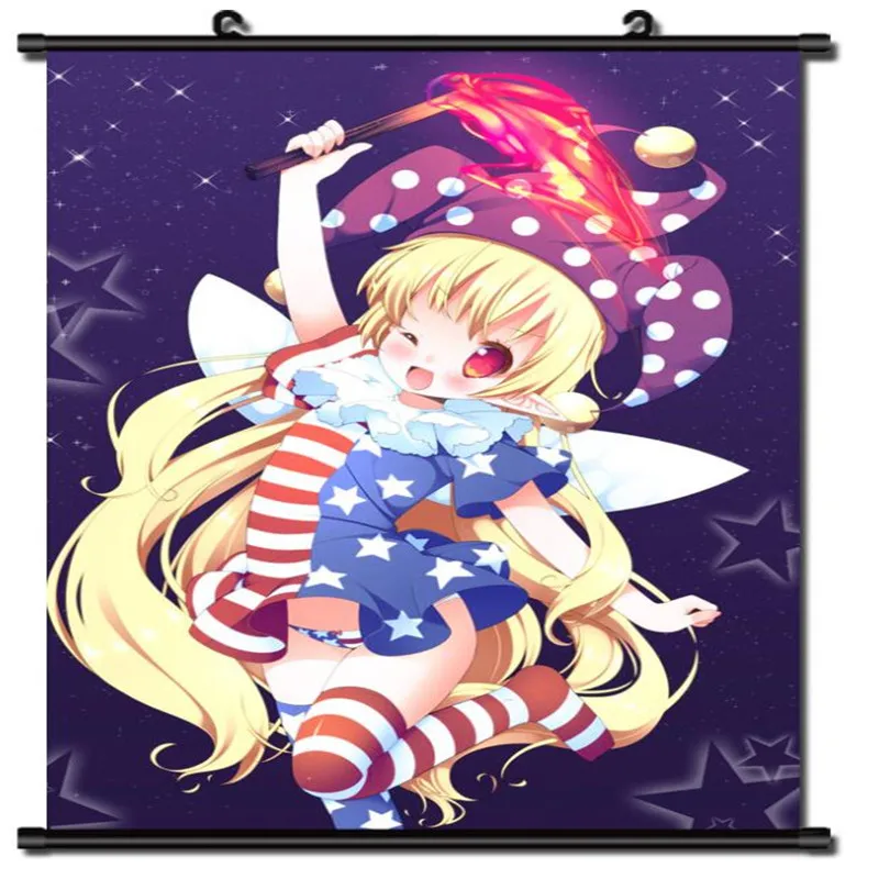 Японское аниме проект TouHou Legacy of Lunatic Kingdom Clownpiece Декор для дома настенный свиток