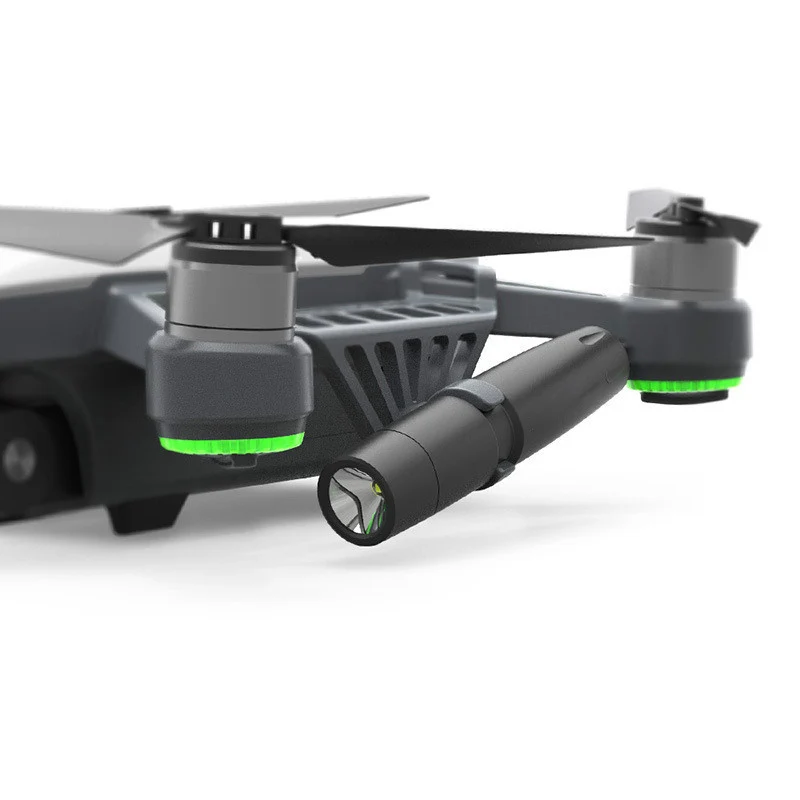 Подходит для Dji Mavic Pro-Spark светодиодный светильник аксессуары с регулируемым углом наклона маленькая вспышка светильник дистанционного Яркость ночное F светильник ing аксессуары