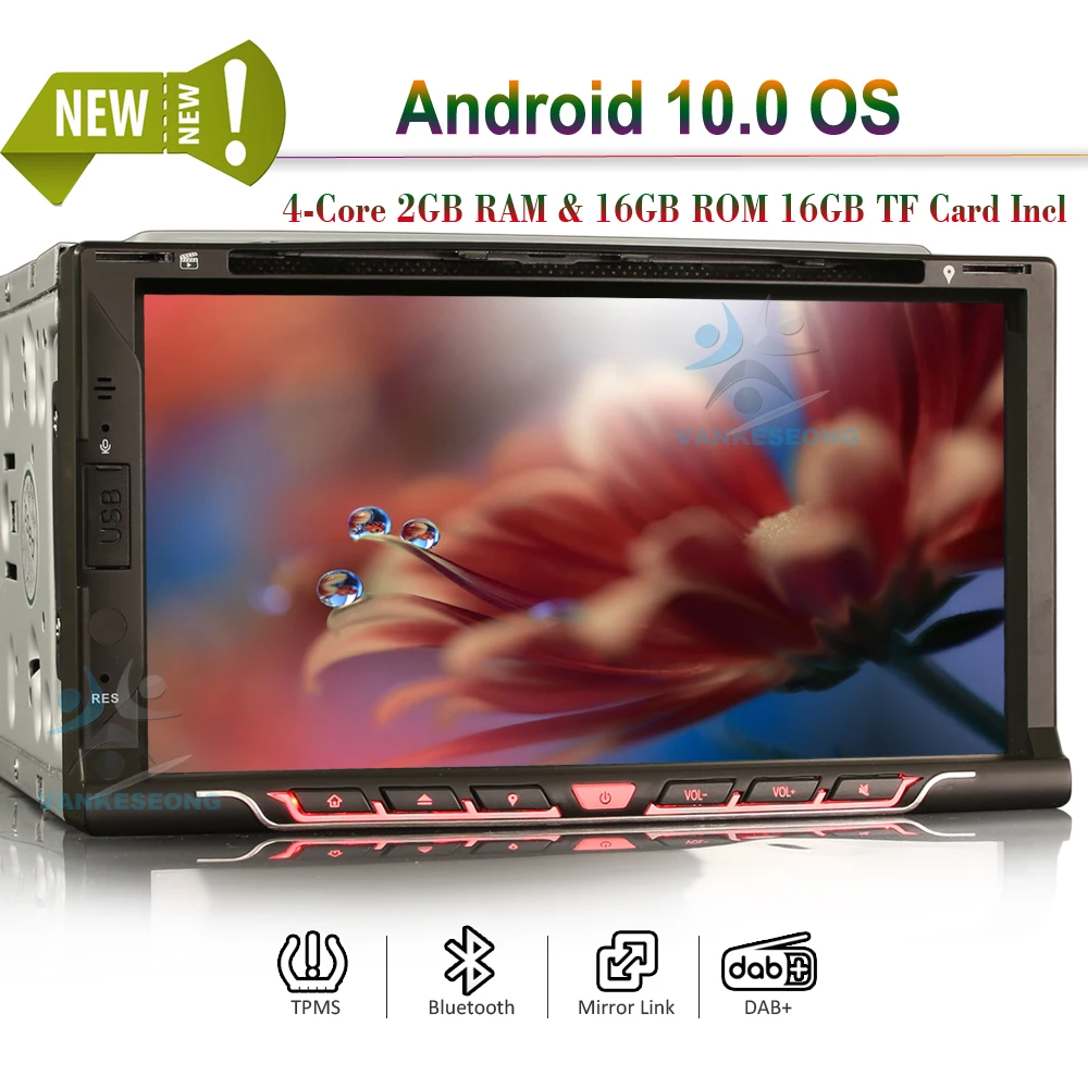 6 9 &quotAndroid 10 0 авто радио DAB + WI FI Bluetooth GPS навигатор для универсальной 2Din Nissan Qashqai Navara