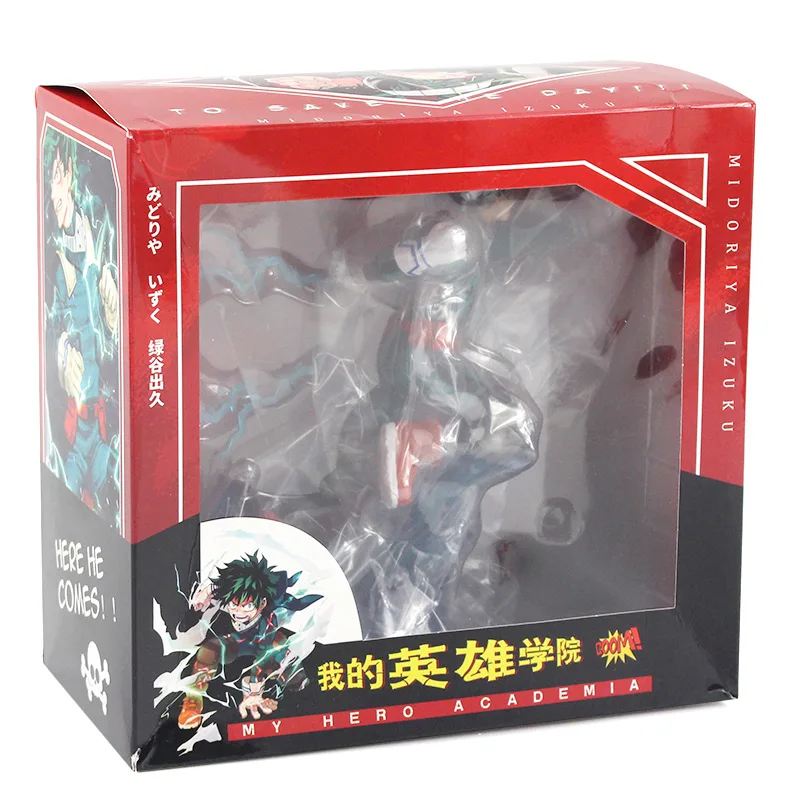 23 см 29 см My Hero Academy Figures izku Midoriya Katsuki Bakugo Aura Effect аниме Коллекционная модель игрушки