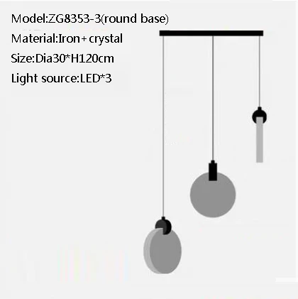 3 lights Хрустальный подвесной светильник ing лестница подвесной светильник светодиодный Золотая Подвесная лампа постмодерн вращающийся лестничный подвесной светильник 110-265 в - Цвет корпуса: 3 lights