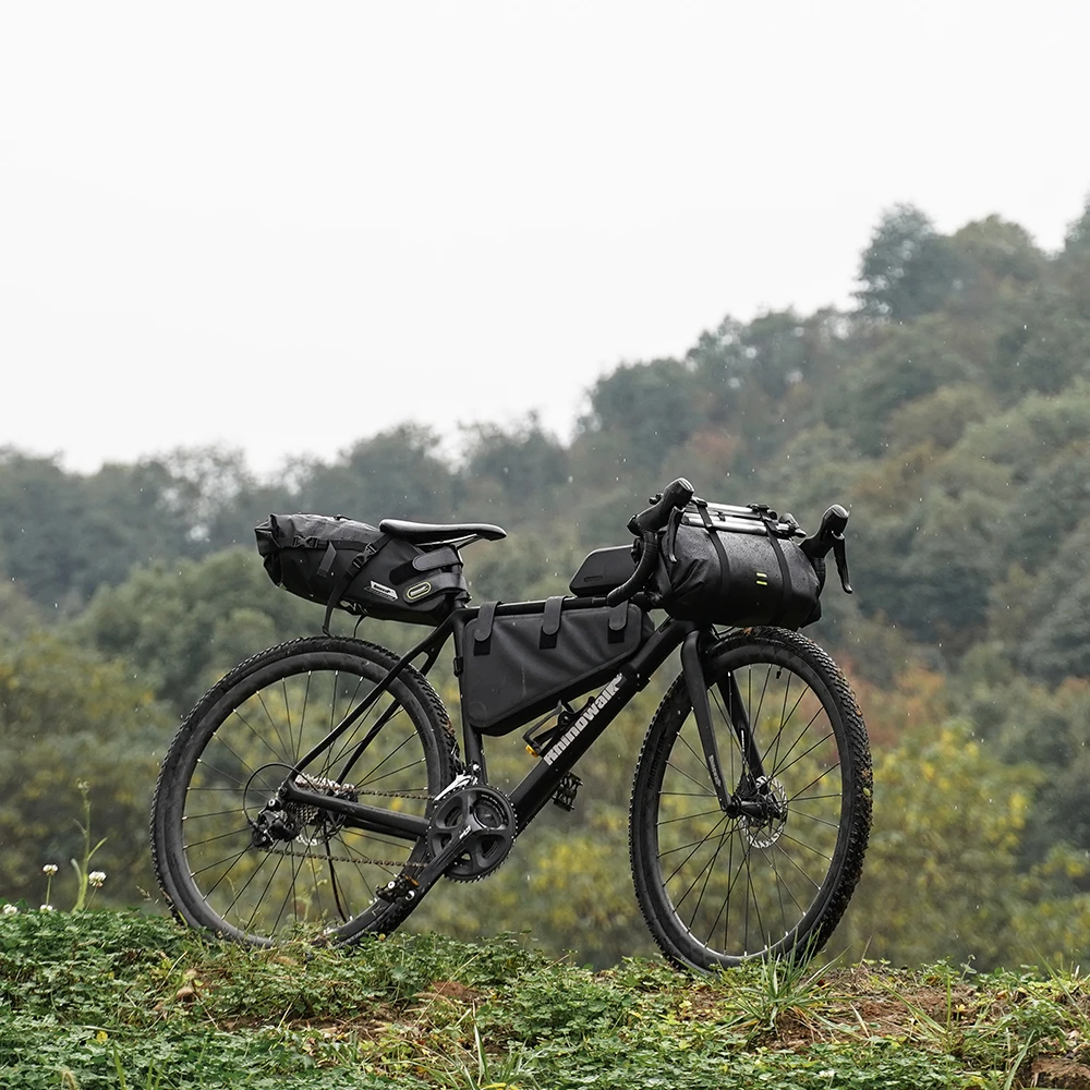 Bicycle Bag ROCKBROS Set Or 1 piece Waterproof Handlebar Pannier Bags Frame Top Tube Bag MTB Saddle Long Distance Cycling