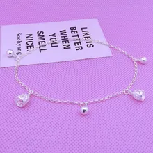 Прекрасный серебряный браслет на ногу из серебра 990 пробы, чистый серебряный браслет на ногу в этническом стиле