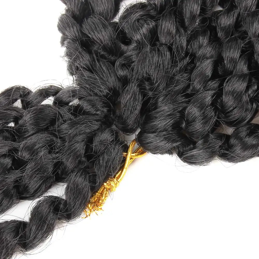 Xnaira Afro Ombre Marley Crochet Braid Hair Fake Colored Strands Synthetic Hair Braids Pre Stretched Braiding Hair Extensions