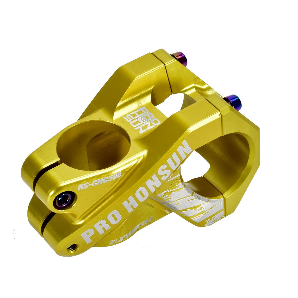 PROHONSUN внедорожный MTB велосипедный стержень 50*28,6*31,8 мм высокопрочный CNC DH/XC/AM алюминиевый сплав горный велосипед стоячий пар