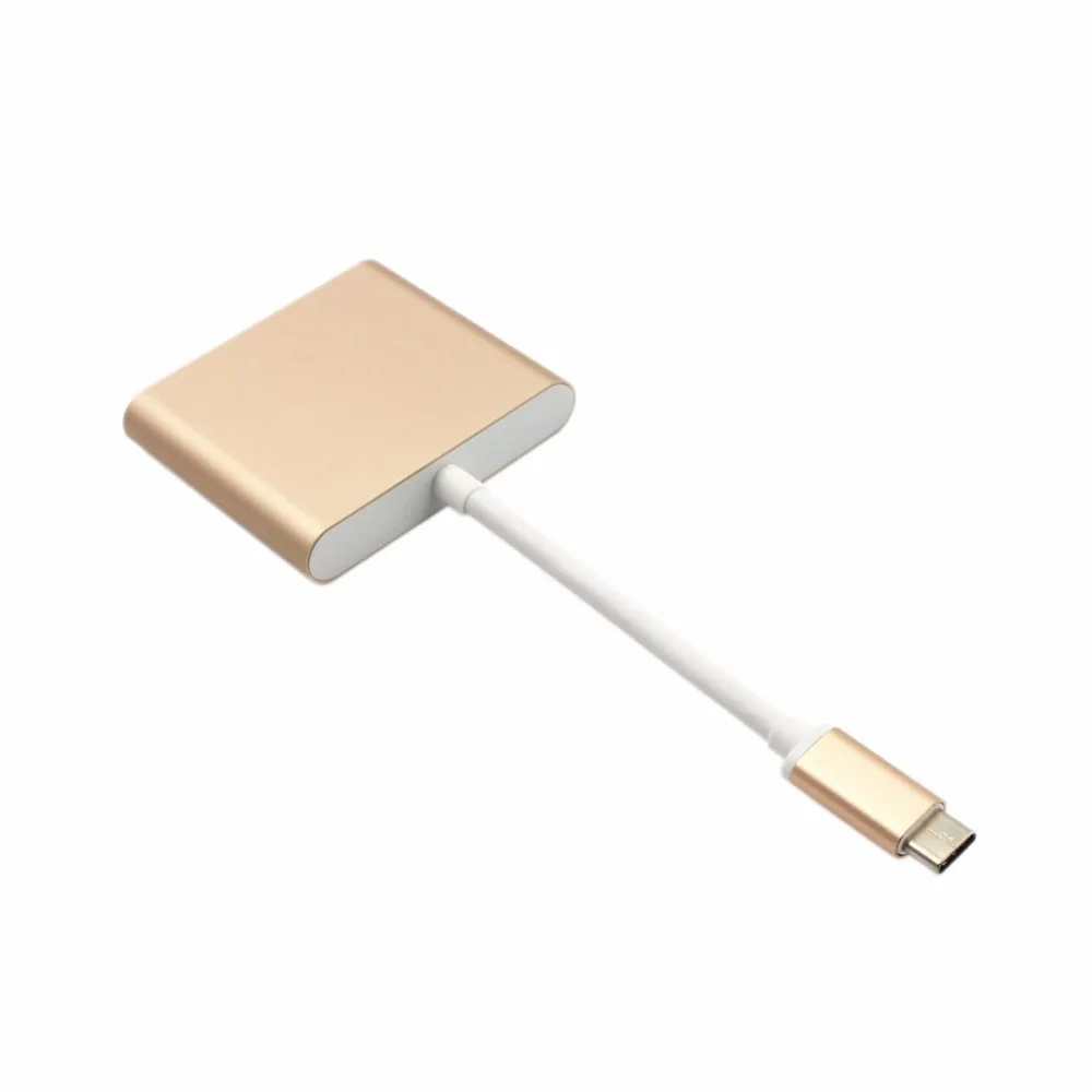 USB 3,1 Тип с разъемами типа C и HDMI USB 3,0 адаптер для Macbook 3-в-1 зарядка PD подставка для концентратора 4 K HDMI конвертер кабель для Apple Iphone
