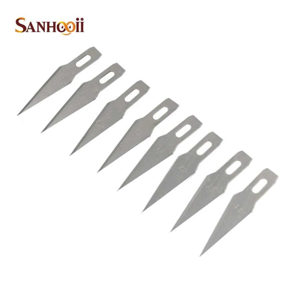 HW543-01 11#30 Angel Blades 8in1 Cutter for Engraving Knife Scalpel DIY Cutting Tool Accessories