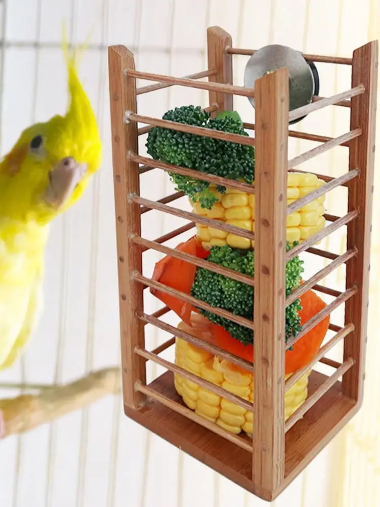 

Bird Feeder Rabbit Hay Feeder Fruit Bowl Parrot Chinchilla Grass Shelf Rabbit Guinea Pig Chinchilla Fixed Flip-up Holder