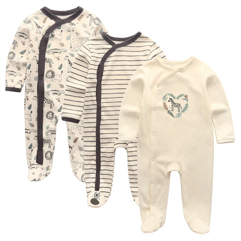 Baby Boy Clothes Long Sleeve Unisex Newborn Bodysuits 012m Cotton Baby