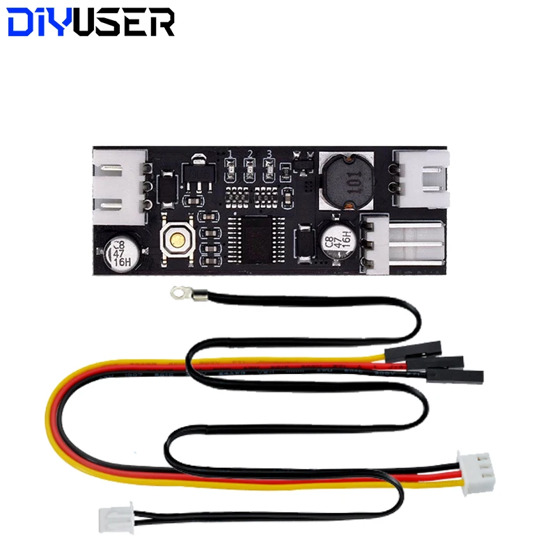 DC 12V PWM Speed Controller Fan Speed Governor 2-3 Wire Computer Temperature control Switch for PC CPU Cooler Fan Alarm STK IC