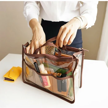 

2019 Brand New Women's Clear Transparent Shoulder Bag Tote Ladies Travel Jelly Summer Beach Handbag Makeup Organizer Tidy Bag
