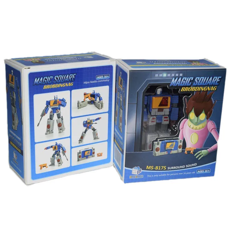 MS-TOYS трансформация ms-b17 msb17 ms-b17s msb17s бластер объемный звук мини фигурка Робот Игрушки