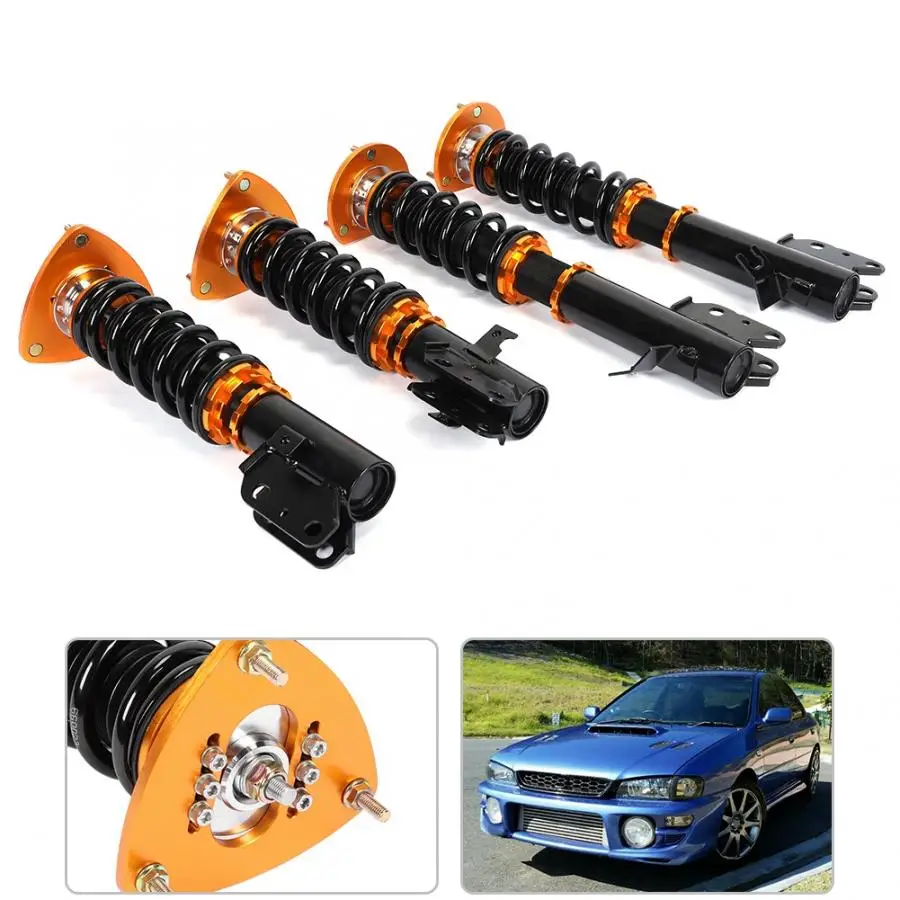 Автомобильный Coilover амортизаторы набор распорок подходит для Субару WRX GC8 1993 1994 1995 1996 1997 1998 1999 2000 2001 автомобильные аксессуары