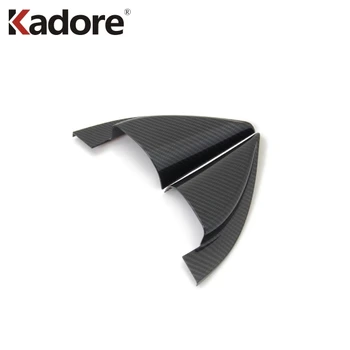 

For Hyundai Kona Kauai SUV 2017-2020 Carbon Fiber Car Front Door Window Inner Triangle A Pillar Cover Sticker Trim Accessories