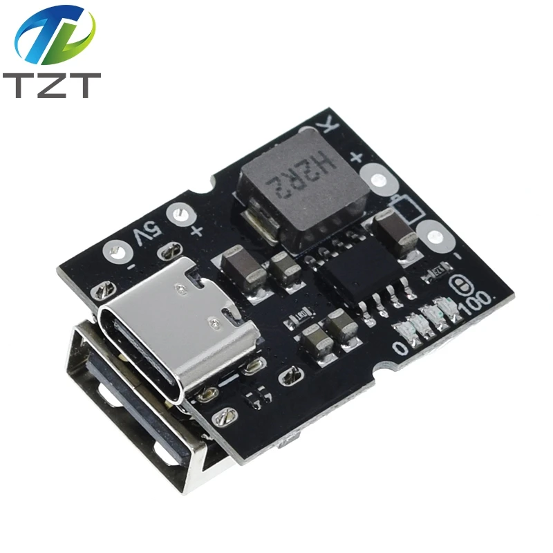 Typ-C USB 5V 2A Boost Converter Step-Up Power Modul Lithium-Batterie Lade schutz bord LED Display USB Für DIY ladegerät – Detail 7