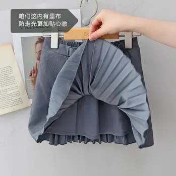 

2020 New Wholesale Girls Draped Skirt Spring Summer Good Quality Girls Skirts 3-8t PY739
