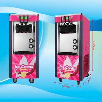 

Commercial 3 flavor soft ice cream machineTaylor ice cream machine sweet cone soft serve ice cream maker