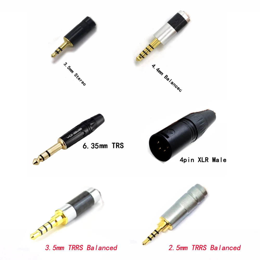 Haldane 8csores Single crystal copper Headphone Upgrade Cable for Mr Speakers Ether Alpha Dog Prime Headphones