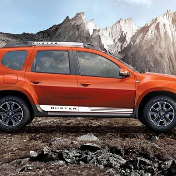

Car accessories 2 Pieces side door stripe graphic Vinyl cool car stickers decals custom fit for dacia renault duster 2017-2019