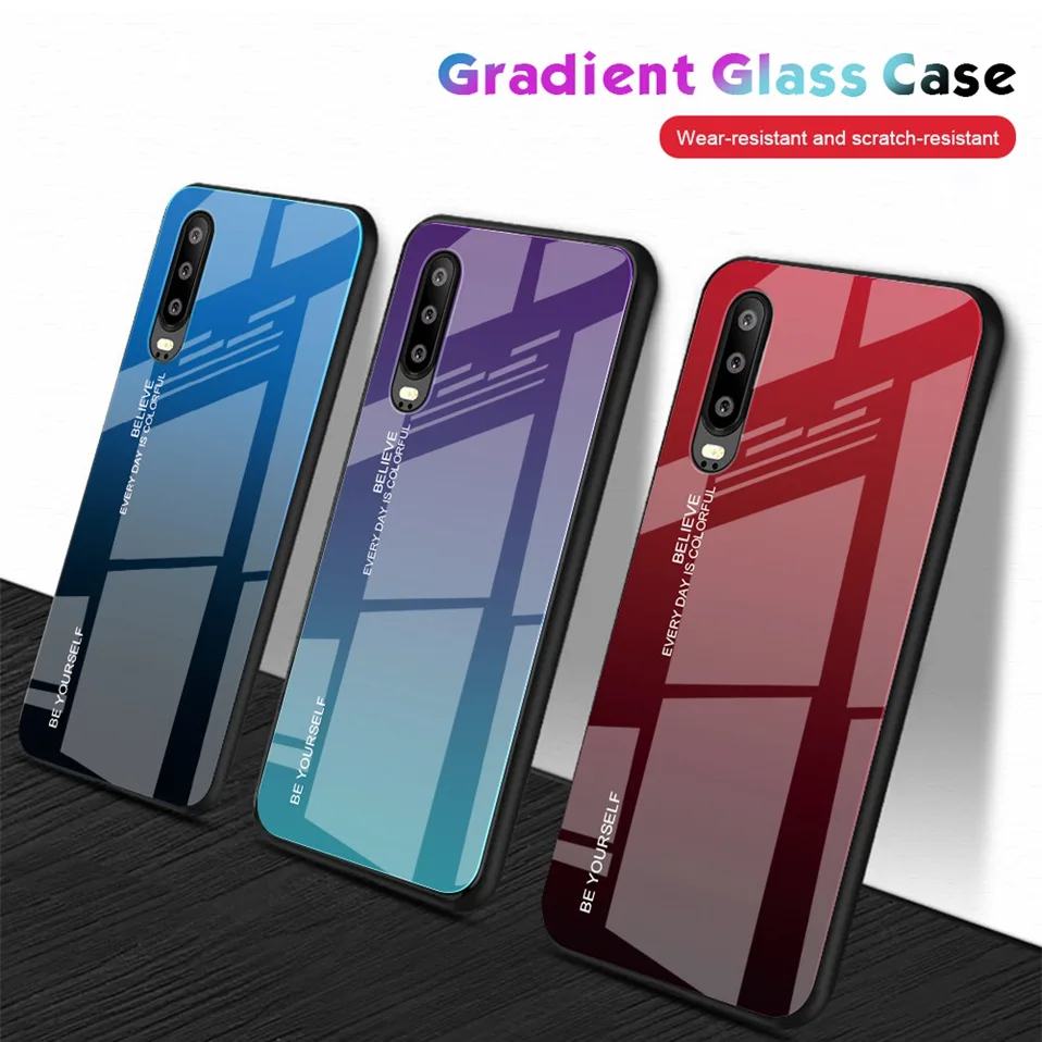 Luxury Glass Case for Huawei P30 Pro P20 Lite Honor 8X 10 10i 20i Phone Case for Huawei Mate 20 10 Lite P30 Pro Nova 3 3i Cover (1)