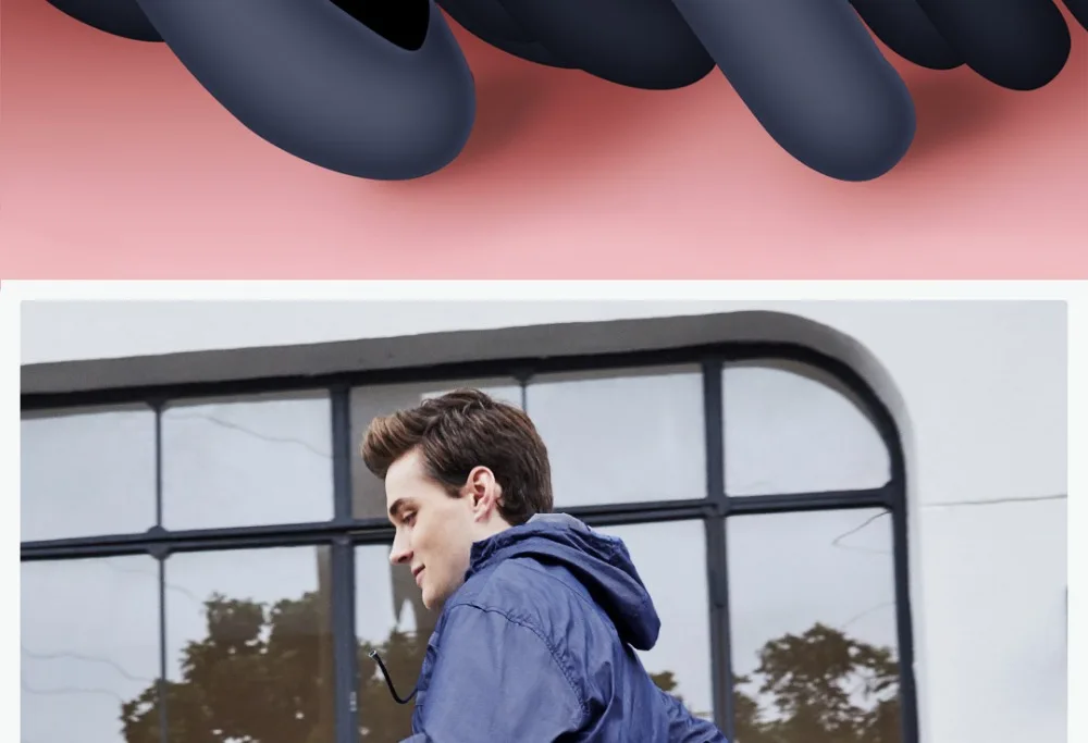 Xiaomi DMN ветрозащитный модный длинный плащ легкие и комфортные дышащие мужские свободные с капюшоном длинные ветровки
