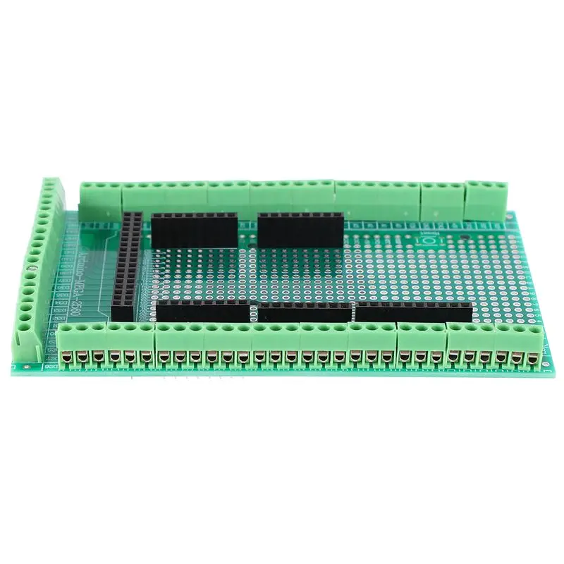 Electronics-Salon Prototype Spacing PCB Screw Terminal Module Block Shield Board DIY Soldered Kit MEGA-2560 R31 