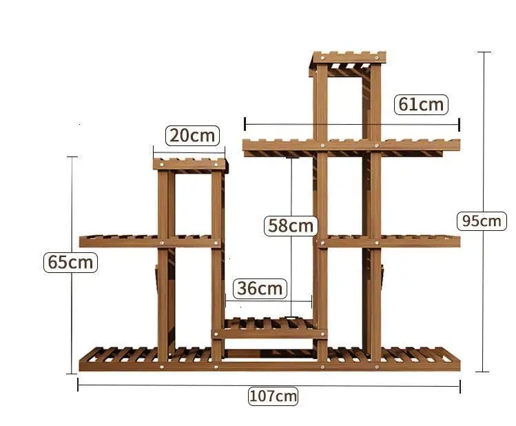 Madera Estante Flores Крытый горшок плантенреккен Repisa Para Plantas балкон полка Dekoration открытый цветок стенд
