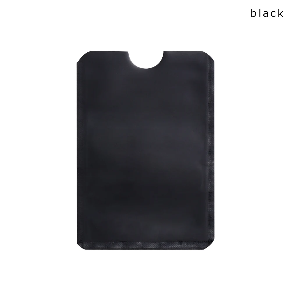 Style 3-black 5 шт., защита от кражи для RFID, защита для кредитных карт, блокировка, держатель для карт, рукав, кожаный чехол, Защита, Чехол для банковских карт, новинка - Цвет: Style 3-black