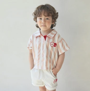

Kids clothes sets 2020 RJ brand new summer boys kids shirts + shorts 2 pcs baby child fashion clothing sets suits
