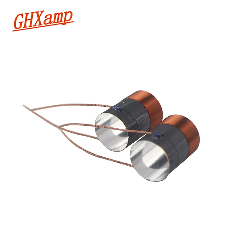 GHXAMP 25,5 мм 4OHM 8OHM динамик звуковая катушка плетеный провод свинцовая звуковая катушка 25,5 средняя бас запчасть для динамика катушка 2 шт