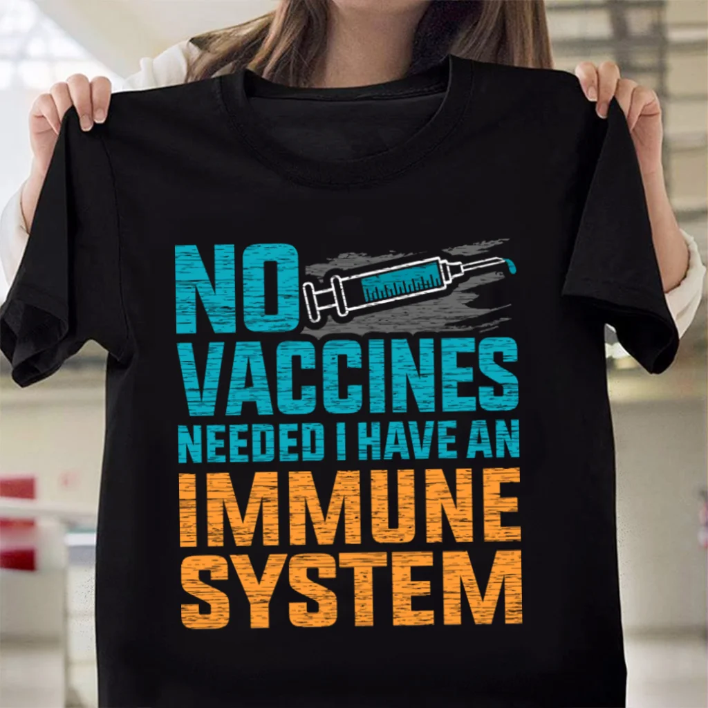 Вакцины нужны у меня иммунная система вакцинация антивакцинационная футболка 2021