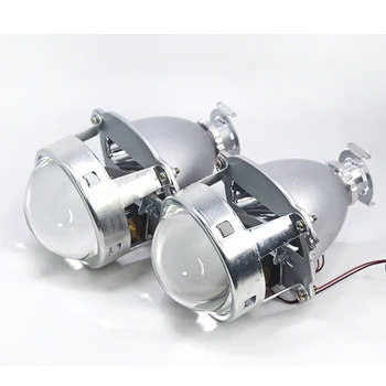 

DS Universal 3 Inch WST Headlight Projector Lens fit DIY H7 H4 Headlamp Lens, High Low Beam Use H1 Bulbs