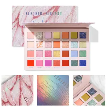 

28 Colors Matte Pearlescent Glitter Eyeshadow Powder Pigment Palette Cosmetic Eyeshadow Palette Long Lasting Eye Shadow