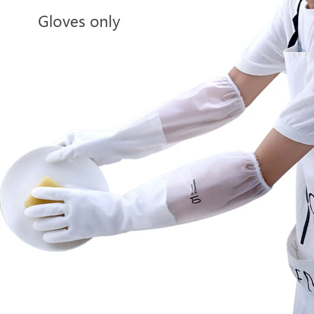household chores gloves thick rubber kitchen waterproof dishwashing