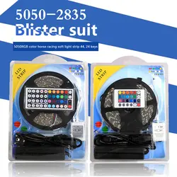 IP20 IP65 IP68 светодиодная лента RGB 5050SMD гибкая лента светодиод RGB 5 м лента диод DC 12 В пульт дистанционного управления адаптер