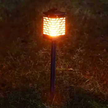 

Solar Energy Flame Torch Lamp Plastic 12 LED Light Control Lawn Courtyard Fence Outdoor Pluggable Waterproof Clip Lighting