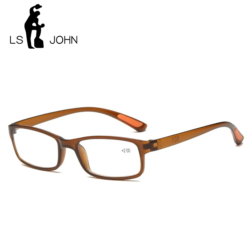 LS Джон ультра светильник складные очки для чтения высокое качество TR90 против
