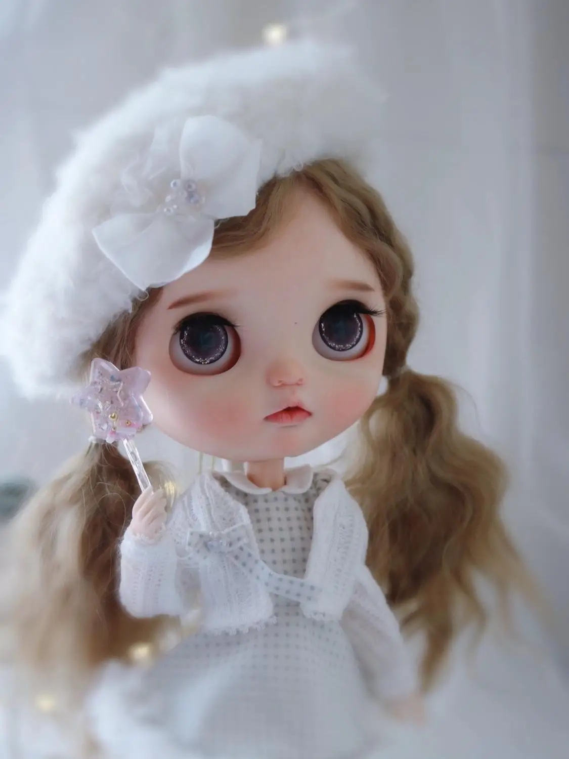 1/6 blyth кукла игрушка bjd совместное тело белый с кожей яркими глазами макияж 19