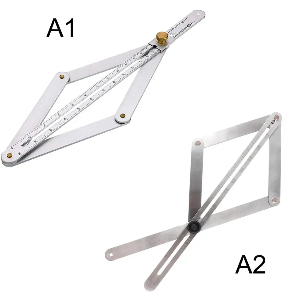 

Angle Divider Universal Miter Angle Measuring Tool Ruler Frame Carbon Steel Calibration Protractor Woodworking Protractor Tools